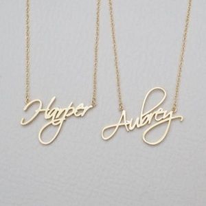 Custom name necklace